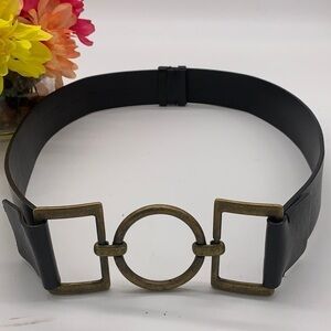 COPY - Kenneth Cole Reaction Black 75% Leather Belt Med.